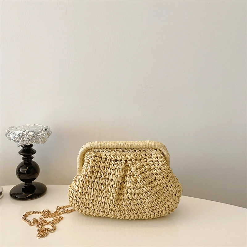 2024 Crossbody Bag for Women Straw Woven Shoulder Bags Large Capacity Beach Bags