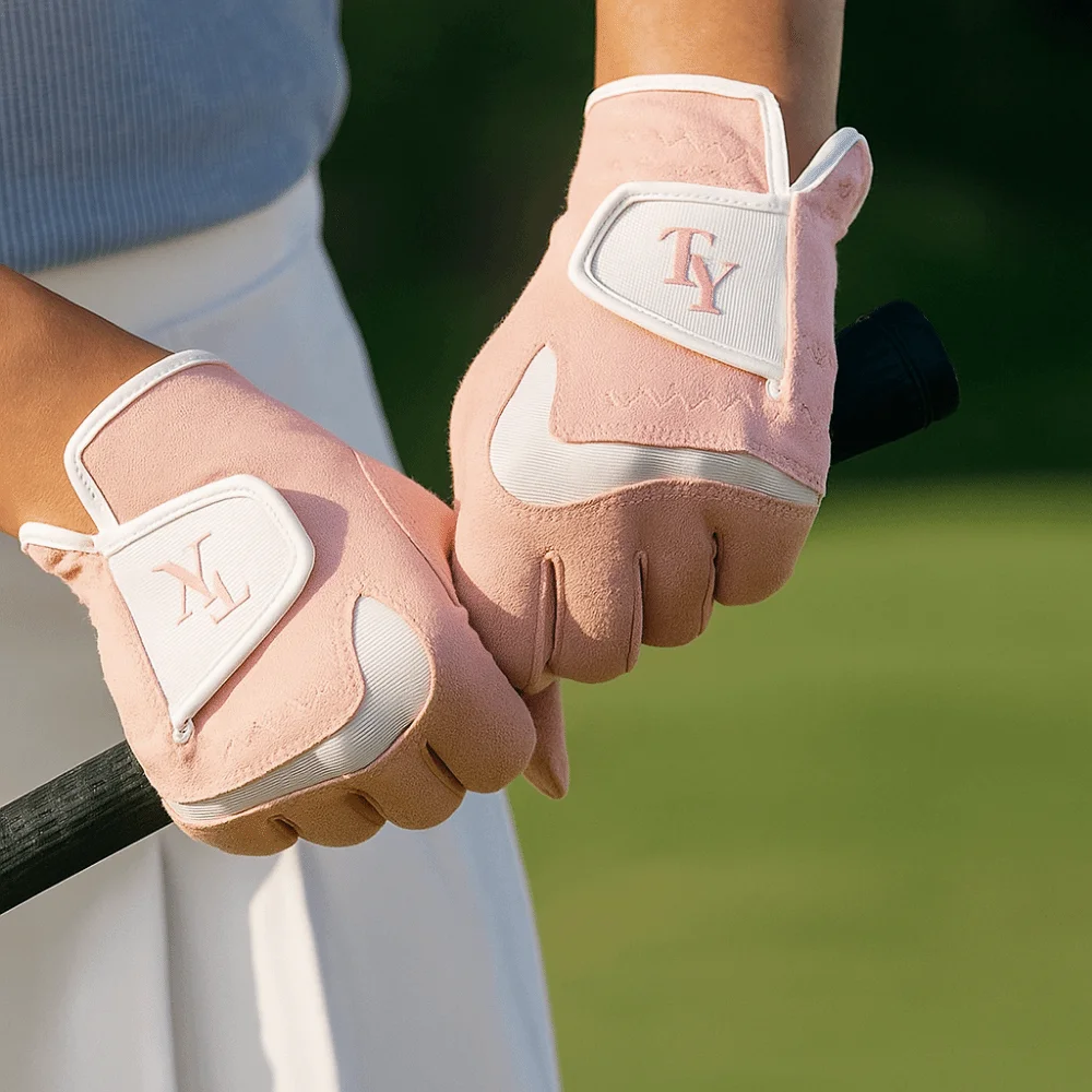 

Дышащие женские перчатки для гольфа, износостойкие удобные перчатки для гольфа с длинными пальцами, прочные мягкие варежки для гольфа, спорт на открытом воздухе