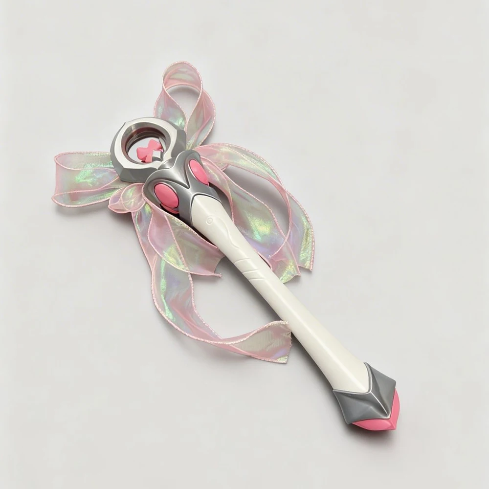 Game Valorant Evoris Cosplay Magic Wand Bowknot Fairy Stick Plastic Model Prop Party Accessory