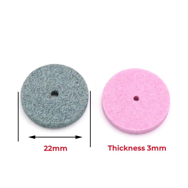 20mm Mini Drill Grinding Wheel Ceramic Buffing Polishing Pad Abrasive Disc For Rotary Tool