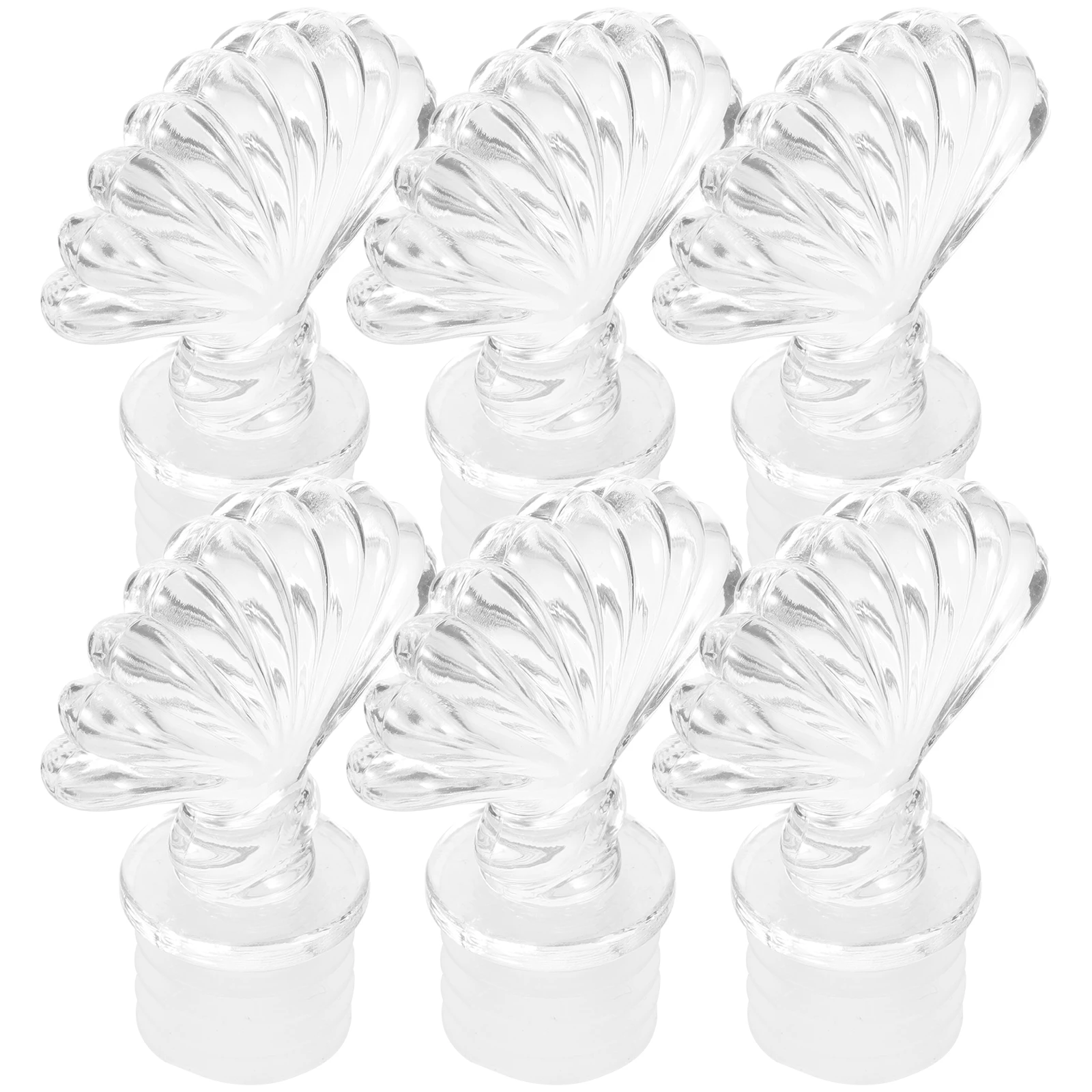 

6Pcs Portable Aroma Bottle Plugs Stylish Home Decor Gifts for Lovers and Friends Bottle Caps for Crafts Glass Container Caps