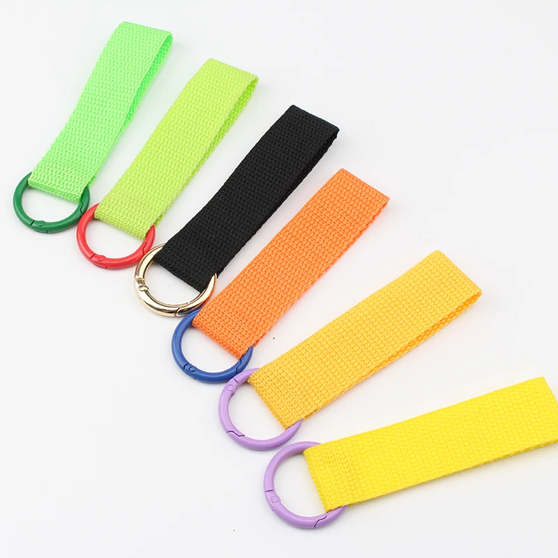 

1Pc Universal Keychains Nylon Strap Lanyard For Car Door Keys Anti-loss Motorcyle Backpack Keyring Keychain Wholesale Bulk