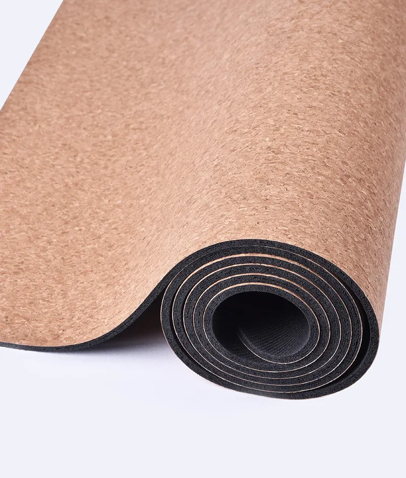 Custom Drop Shipping Fitness Thick Eco Friendly Natural Yoga Mat Cork Set For Women