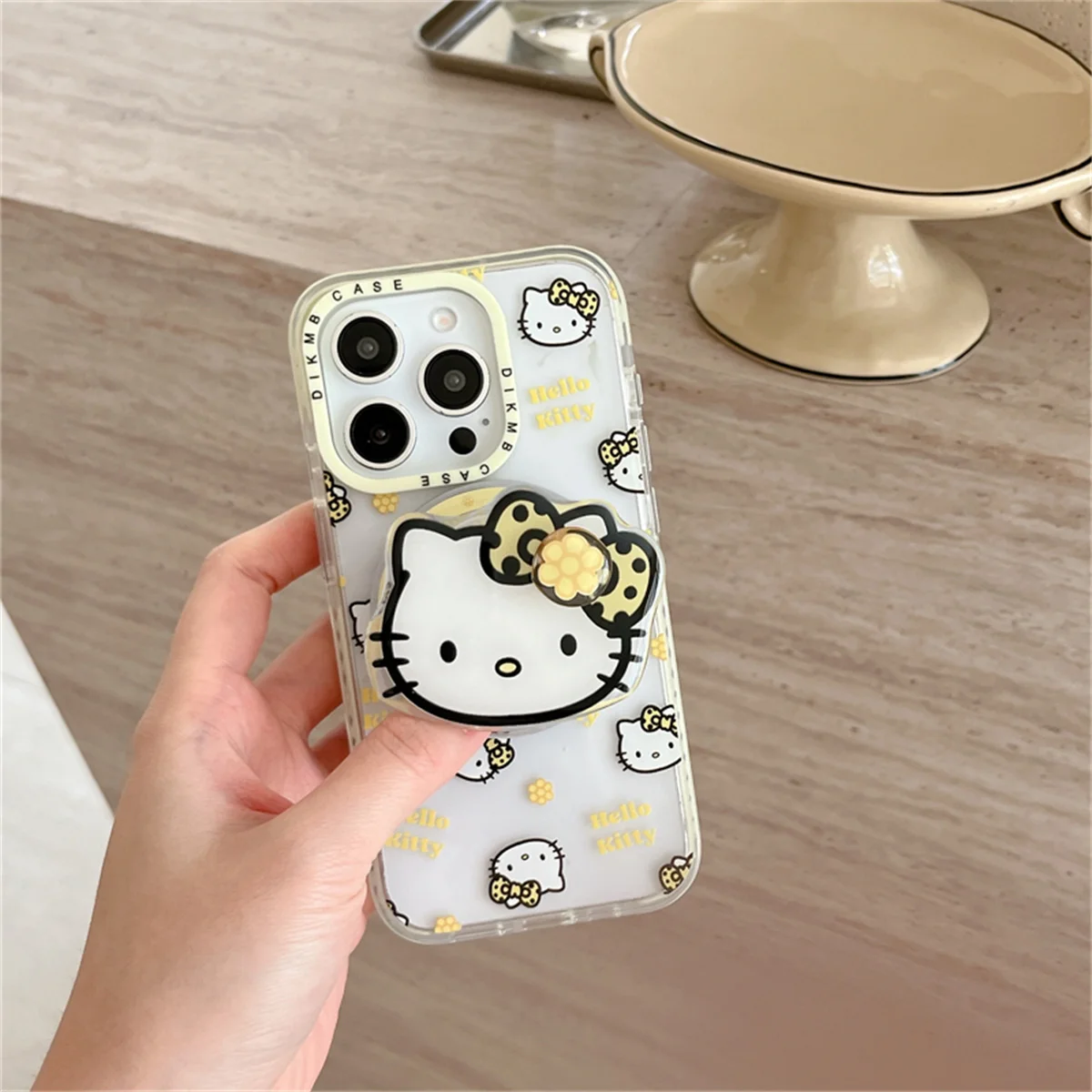 

Korean black HelloKitty Phone Case For iPhone 16 15 14 13 Pro Max fundas iphone 15 case Protective cover 16 16promax case