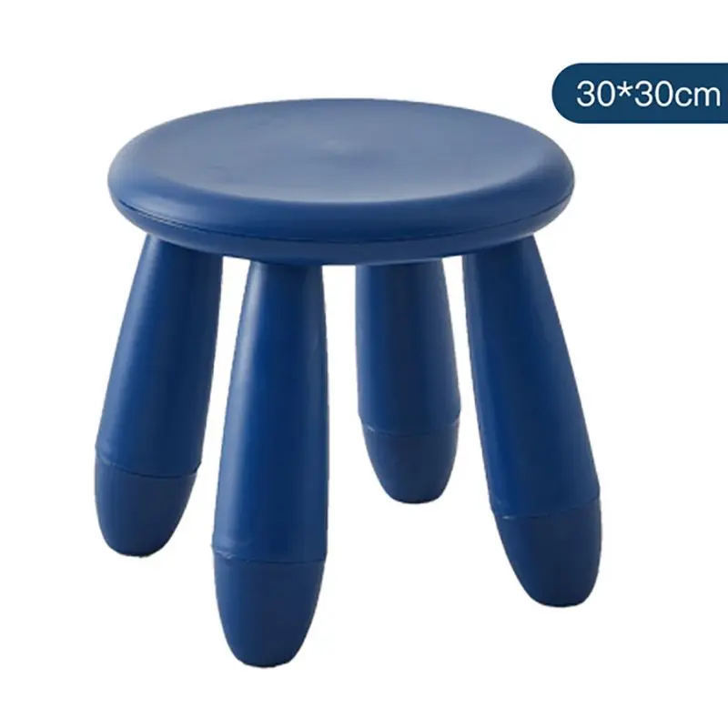 Round Children\'s Stool Kindergarten Baby Learning Stool Thicken Plastic Game Seat Removable, Load 100kg, for Kids Adults