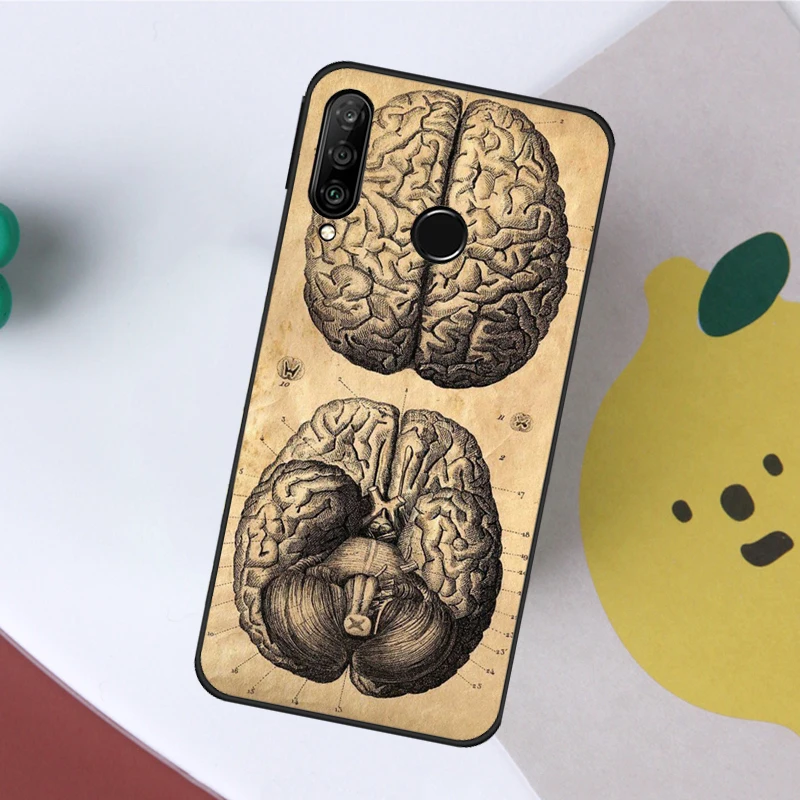 Human Heart Anatomy For Huawei Nova 10 SE Nova 9 5T 3i 7i 8i 11i Y90 Y70 Y60 Y61 P20 P30 P40 Lite P60 Pro Case