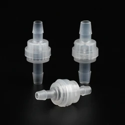 1PC 5mm 6mm 7mm Exquisite type Plastic One Way Inline Check Valve Gas Air Liquid Water Fluids One-Way Valve PVC Hose Connectors