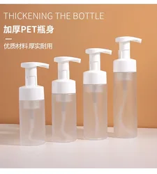 100-200ml  Foaming Pump Bottle Facial Cleanser Portable Plastic Foam Bottles Refillable Lotion Shampoo Dispenser 스프레이 공병
