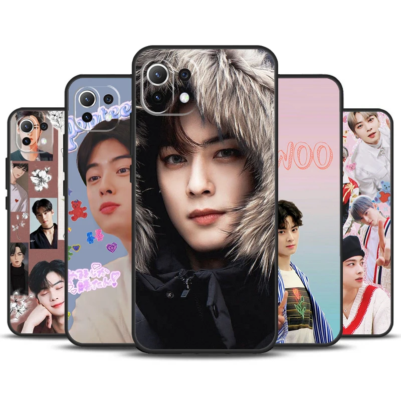 Cha Eun Woo TV True Beauty Kpop Case For Xiaomi 14 Ultra 13 11T 12T 13T Pro 12 Lite POCO X6 Pro X3 X4 X5 M5s M6 F3 F5 Cover