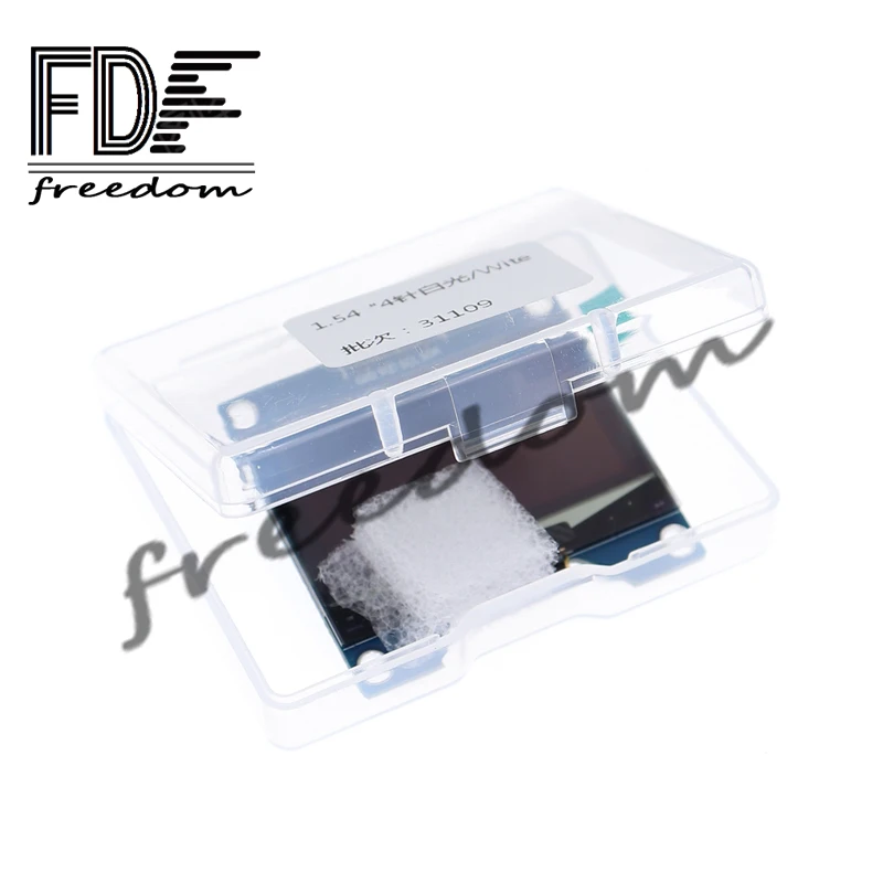 1.54 بوصة 4PIN أبيض أزرق شاشة OLED وحدة FDF SSD1309 محرك IC متوافق مع واجهة CH1116 SPI 128*64