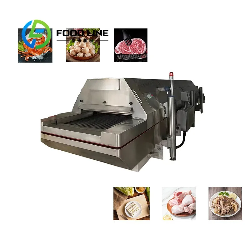 Industrial Blast Freezer Tunnel Wind Uniform Distribution Avoids Partial Slow Freeze Of Large Block Frozen Food Raw Materials