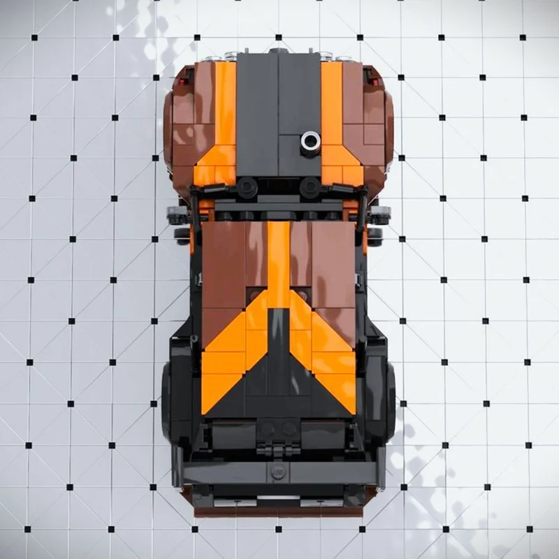 494 Uds MOC Mercedesesed Benz humo negro LTD modelo bloques de construcción arquitectura regalos de navidad idea educación ladrillo juguete niños