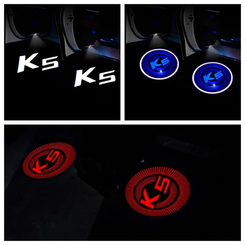 

2Pcs Car Styling Auto Door LED Decoration Wireless Welcome Light Logo Projector for KIA K5 First Gen 2011-2013 2014 2015 2016
