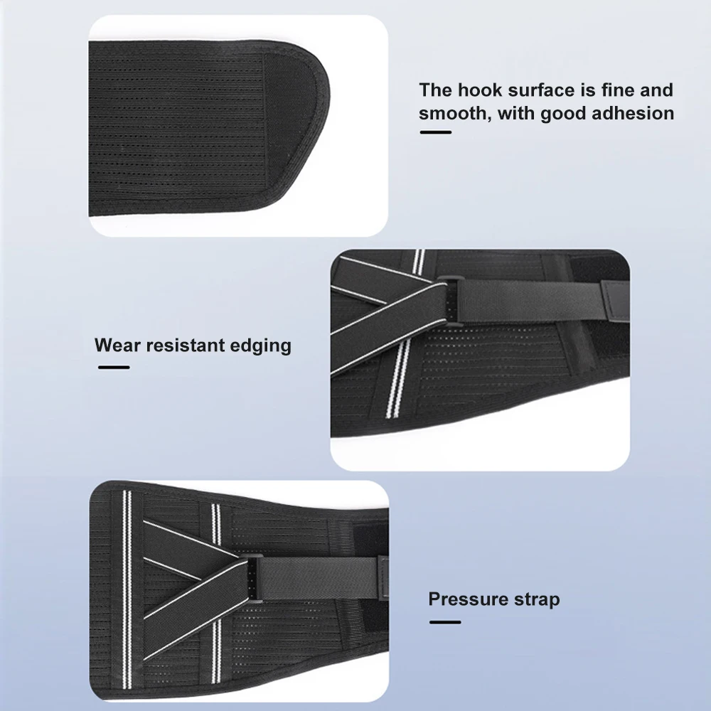 1 قطعة دعامة الظهر لتخفيف آلام أسفل الظهر للنساء/الرجال ، حزام دعم الظهر مع 4 أماكن للرفع الثقيل ، القرص المنفتق ، Sciatica #2