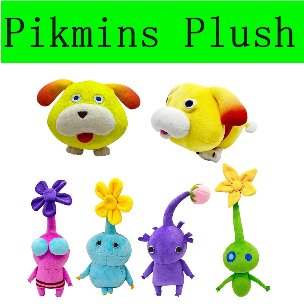 Pikmins Oatchi Dog Plush Doll Cute Ice Pikmins All Star Plushie Toys Soft Cartoon Game Home Decor Pillows For Kid Christmas Gift