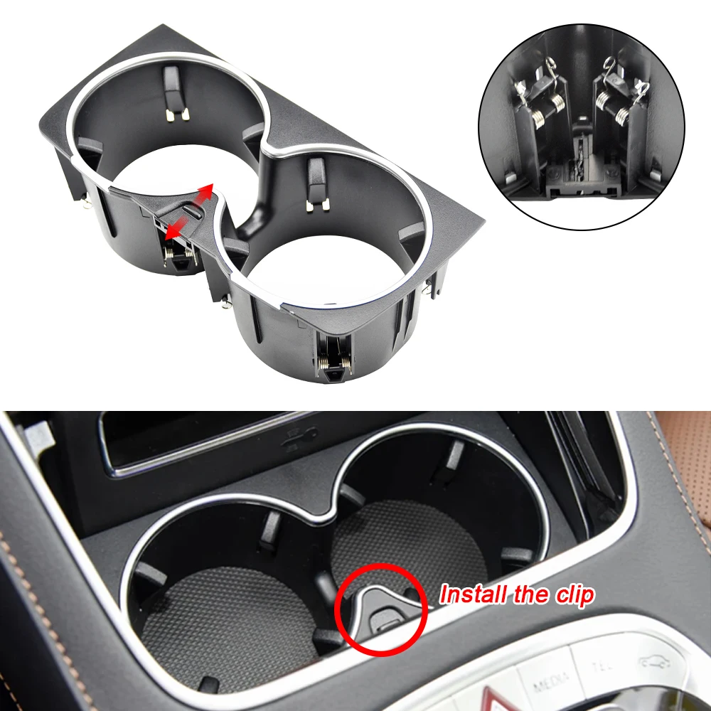 

Automotive Center Console Drink Cup Holder Storage Box Drink Cup Holder For Mercedes Benz W222 S-Class 18-20 Parts A2228102800