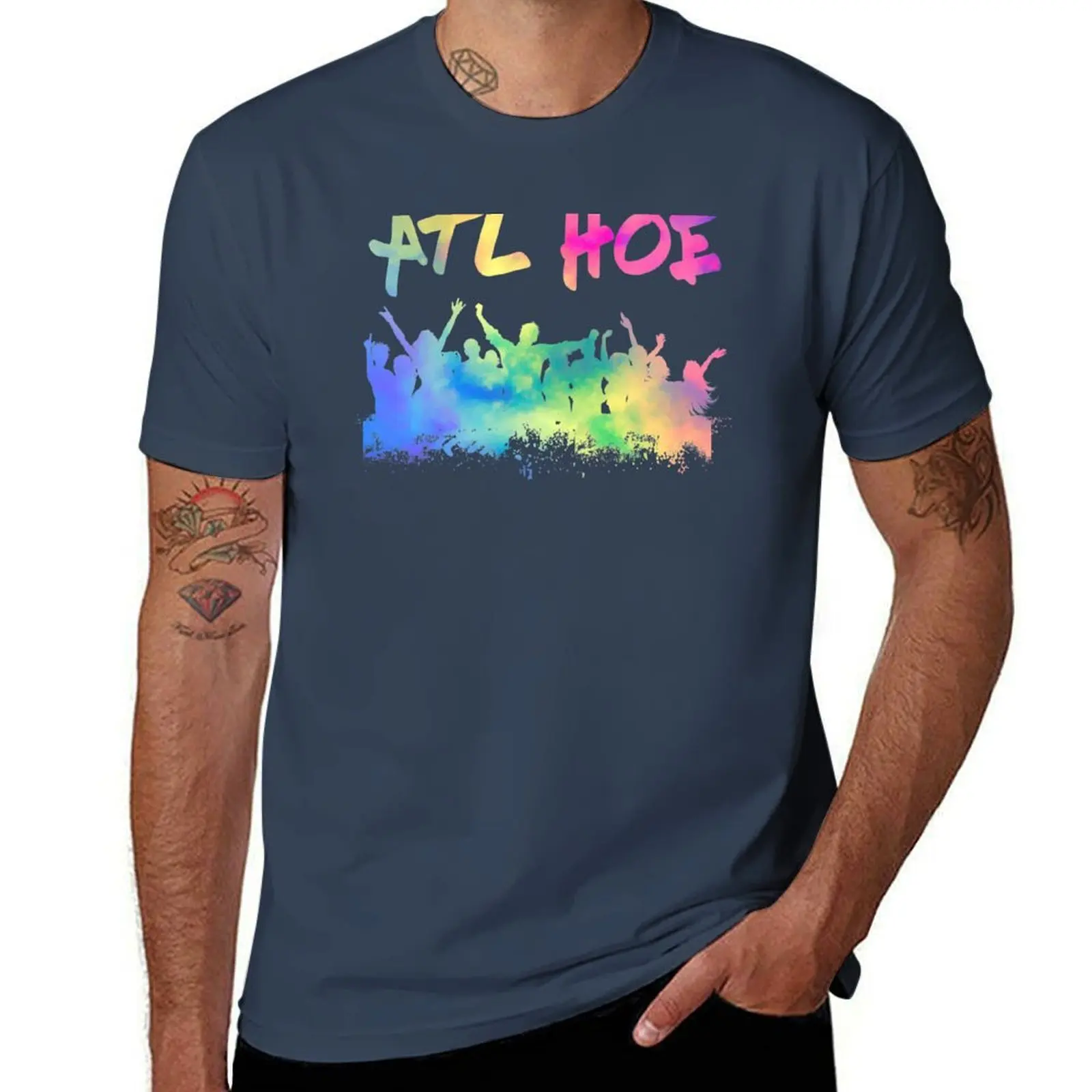 

ATL HOE Atlanta T-Shirt Stylish Print Short Sleeve Tee