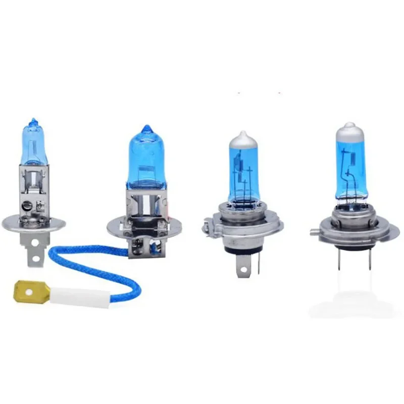 Huaxing Mingxing Super White Light Car Lamp Bulb H1 H3 H4 H7 Vegetarian 12v 9005/9006 Long Distance Near Light Lamp