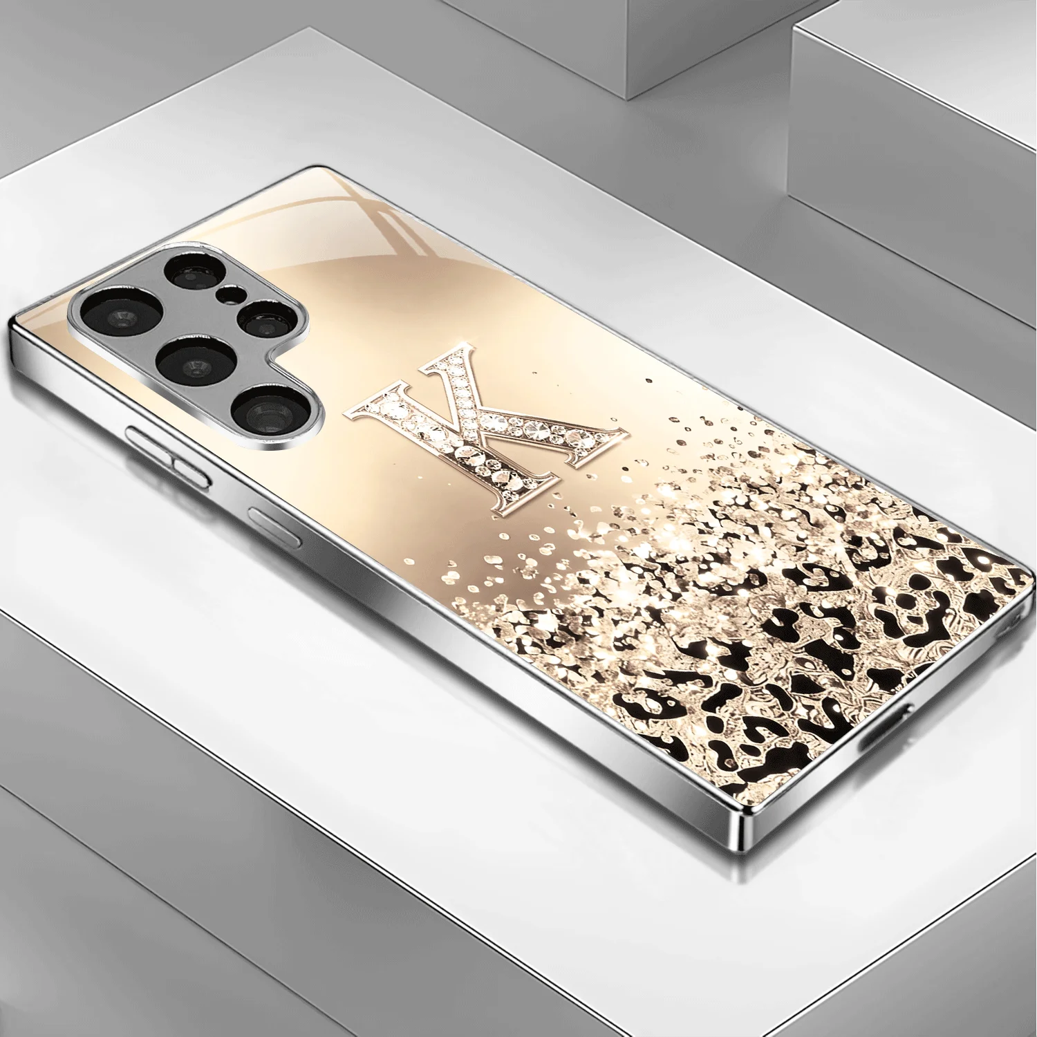 High-end PhoneCase Electroplated Glass TPU PhoneCase for Samsung Galaxy S26 S25 S24 S23 S22 S21 FE,Ultra,Plus Dropresistant