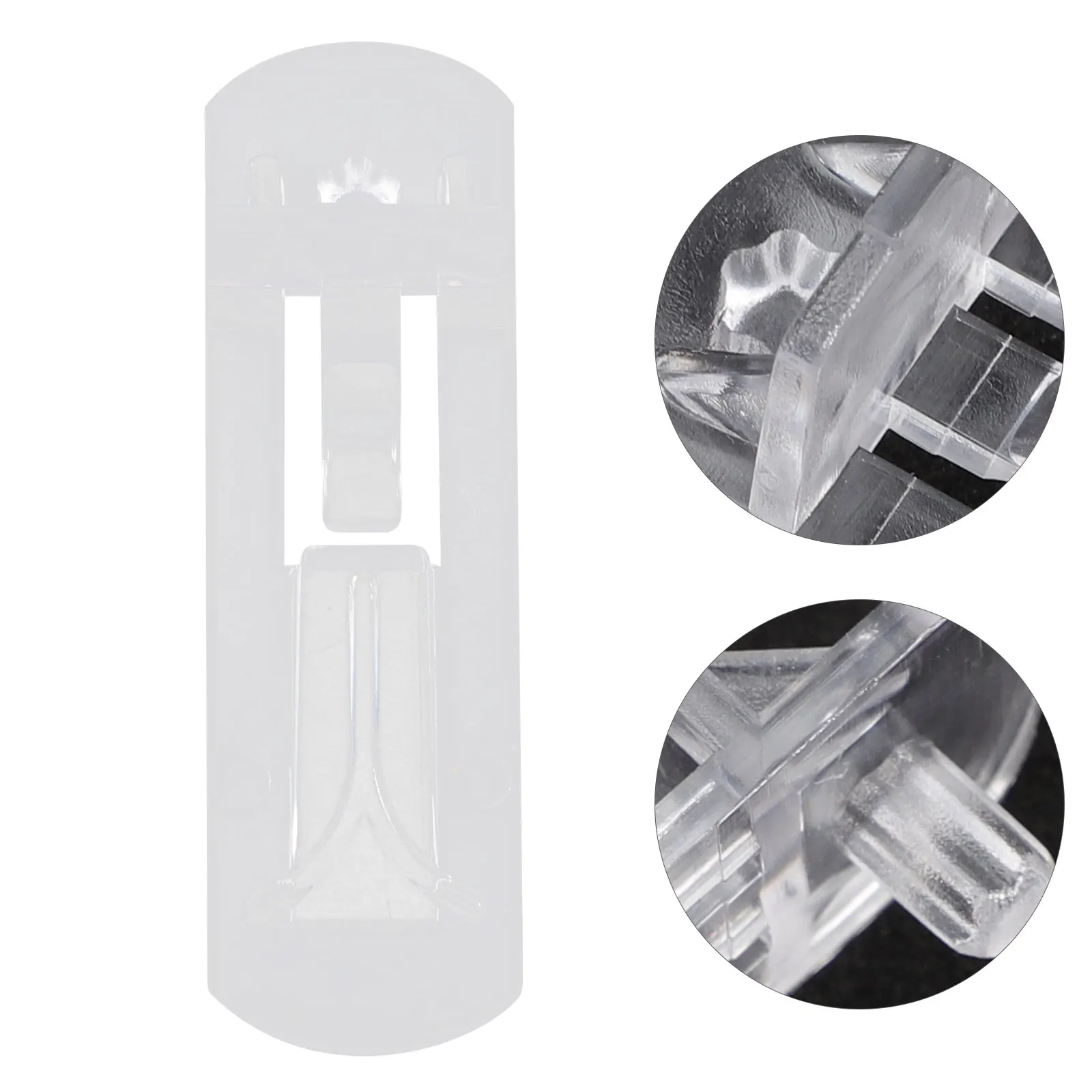 

30 Pcs Shelf Laminate Clamp Cabinet Pegs Adjustable Bookshelf Transparent Holders