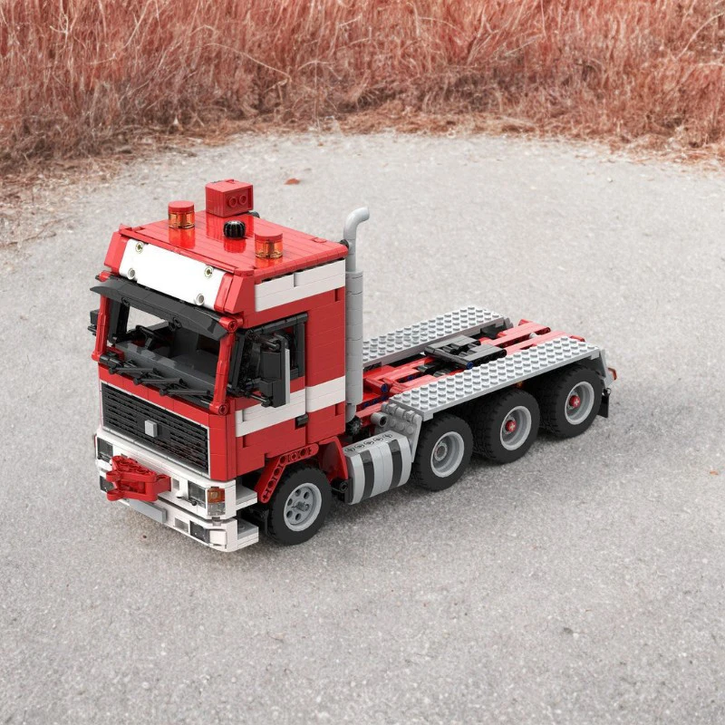 

1189PCS Moc Building Volvosaw F16 8x4 Truck, Perfectly Capturing British Heavy Transporter, Ideal for Collection and Display!