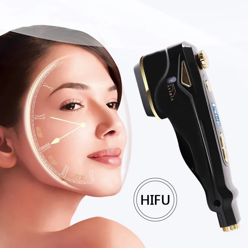 Mini HIFU rassodante ad ultrasuoni e Lifting Lifting facciale ringiovanimento Anti-età dispositivo multifunzionale per la cura della pelle di bellezza