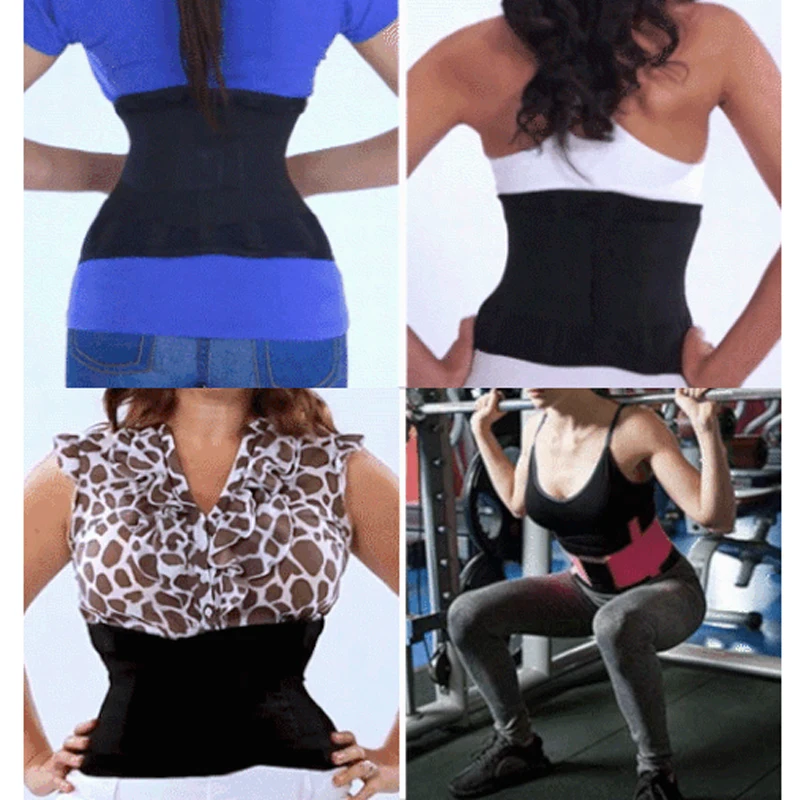 Fitness Belt Body Shaper Waist Trainer Trimmer Corset Waist Belt Cincher Wrap Workout Shapewear Slimming Plus Size S-3XL image 3