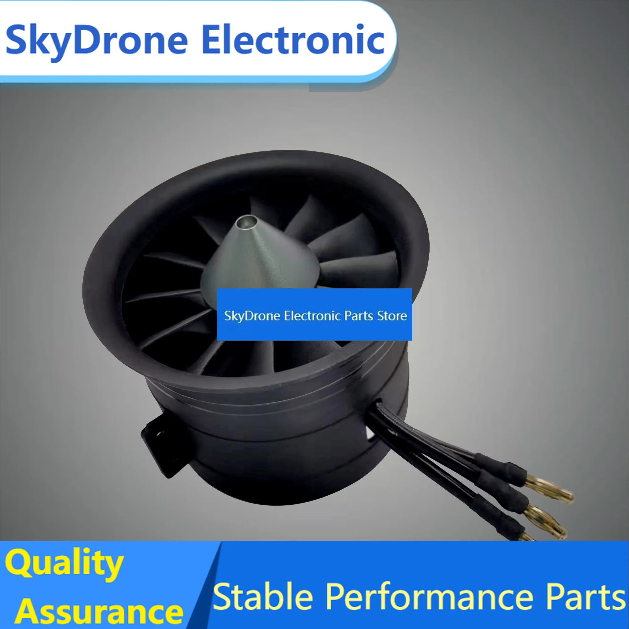 SkyDElQX-MOTOR 80mm 12-Blade EDF Ducted Fan CW/CCW QF3748 QF3538 With 80A 120A 160A ESC For RC Jet Airplane