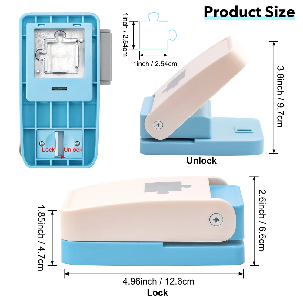 Creative Puzzle Punch Mini Puzzle Maker for DIY Scrapbooking Custom Photo Pieces Arts Crafts Jigsaw Puzzle Making 2025 Hot Sale - Image 2