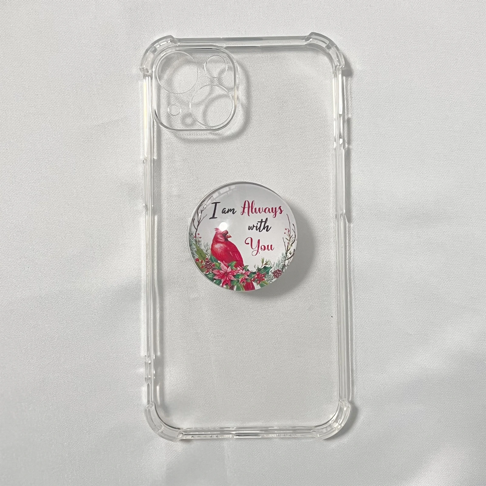 Bonito 3d papagaio vermelho suporte do telefone móvel para caso de telefone universal suporte magnético para iphone samsung griptok grip tok