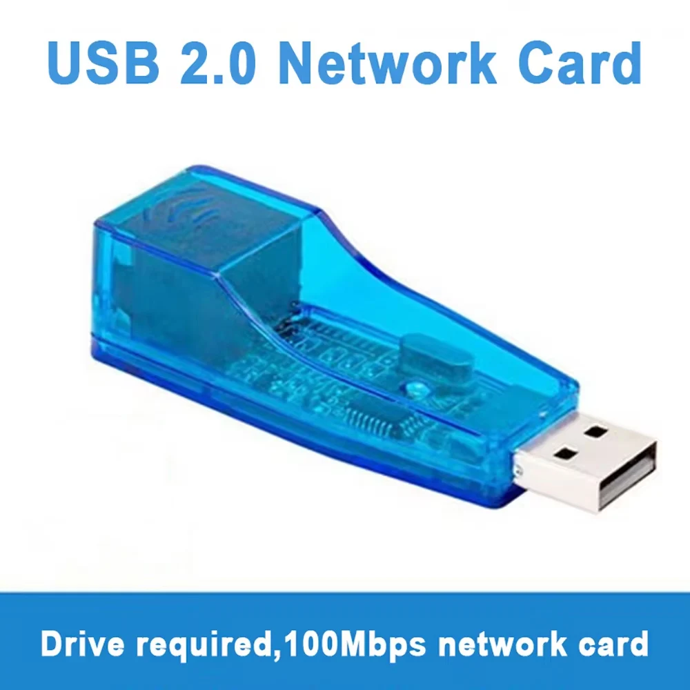 USB 2.0 To LAN RJ45 Ethernet 10/100Mbps Networks Card Adapter for Win8 Mac OS PC USB A Connectors Converter Adapter USB Adapter