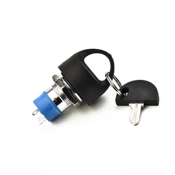 Motorcycle Ignition Switch With 2 Keys Mobility Scooter Spare Start On-Off Mobility Scooters Interior Parts