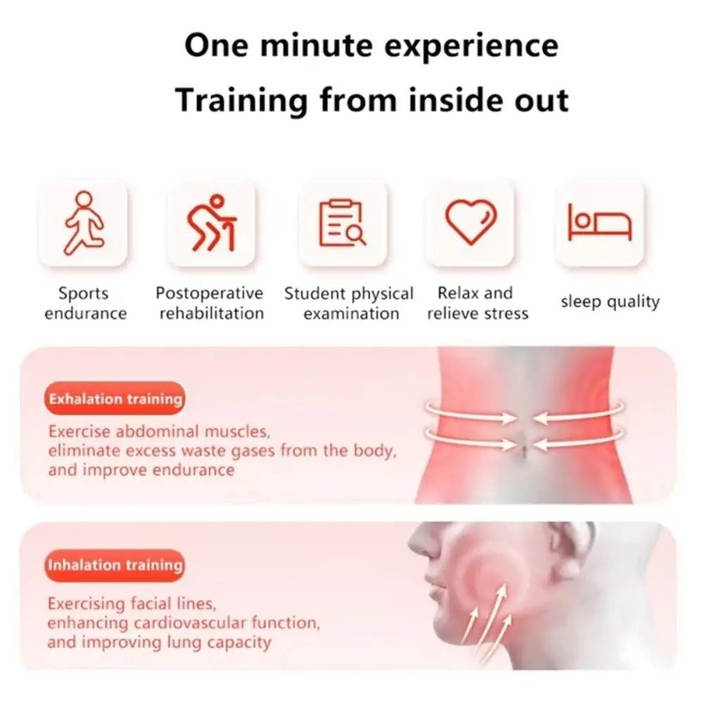 

Diaphragm Breathing Dumbbells Abdominal Breathing Adjustable Resistance Breathing Trainer Lung Capacity Trainer