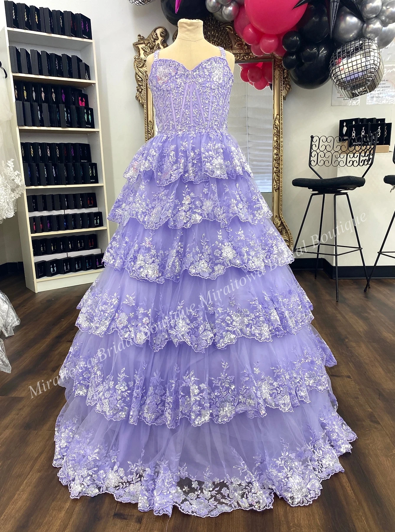 Girl Preteens Pageant Dress Blush Lilac Ruffle Sequin Lace Little Kid Birthday Formal Cocktail Party Gown Infant Toddler Teens