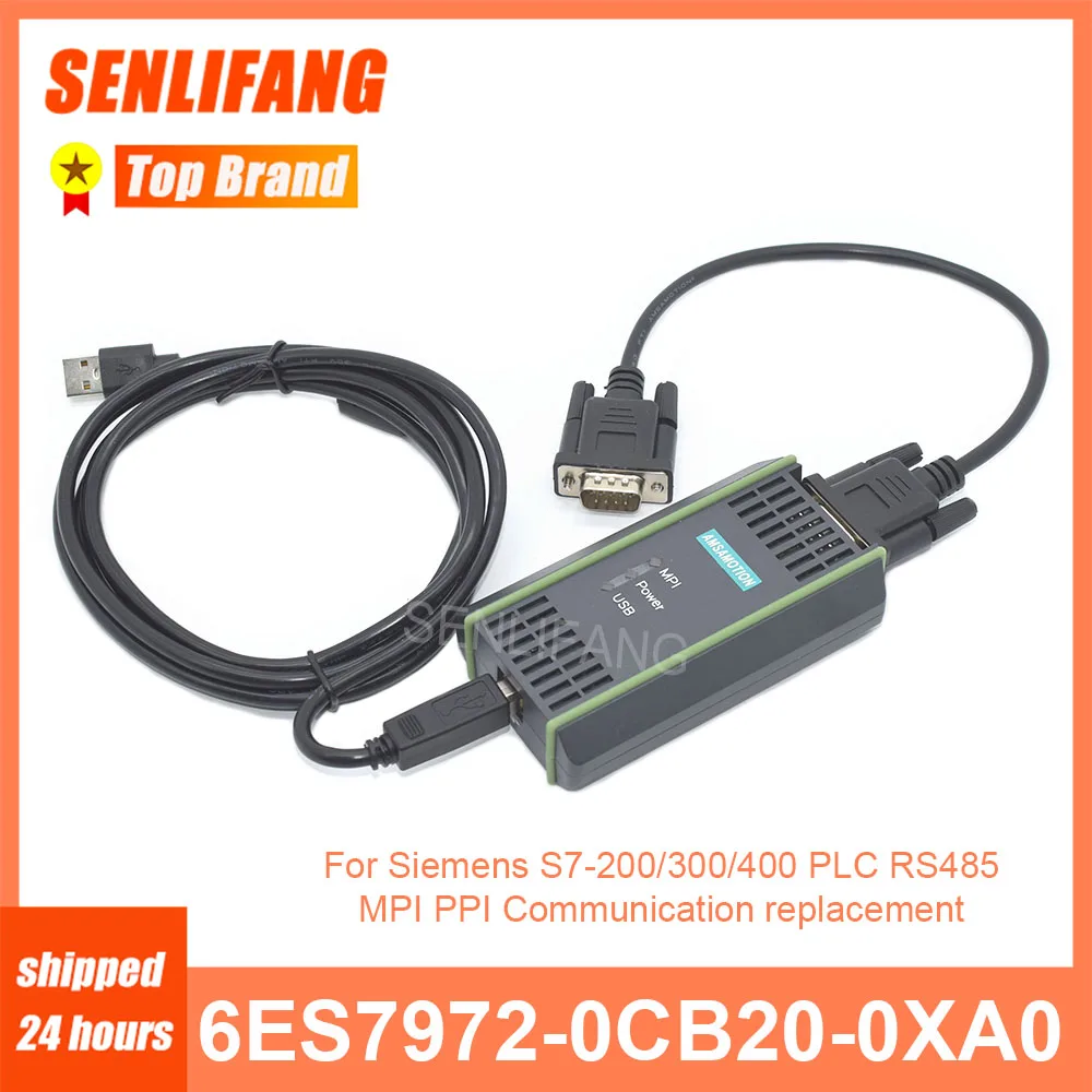 For Siemens S7-200/300/400 RS485 Profibus MPI/PPI 9Pin 6ES7972-0CB20-0XA0 PC Adapter USB Cable