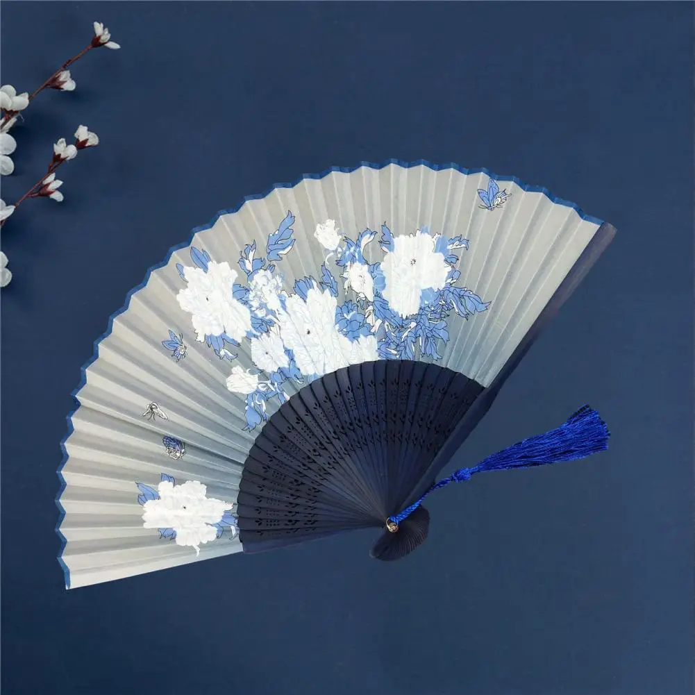 Stylish Hand-held Fan Lightweight Fan Chinese Style Bamboo Handheld Fans Lightweight Vintage Accessories for Wedding Dancing