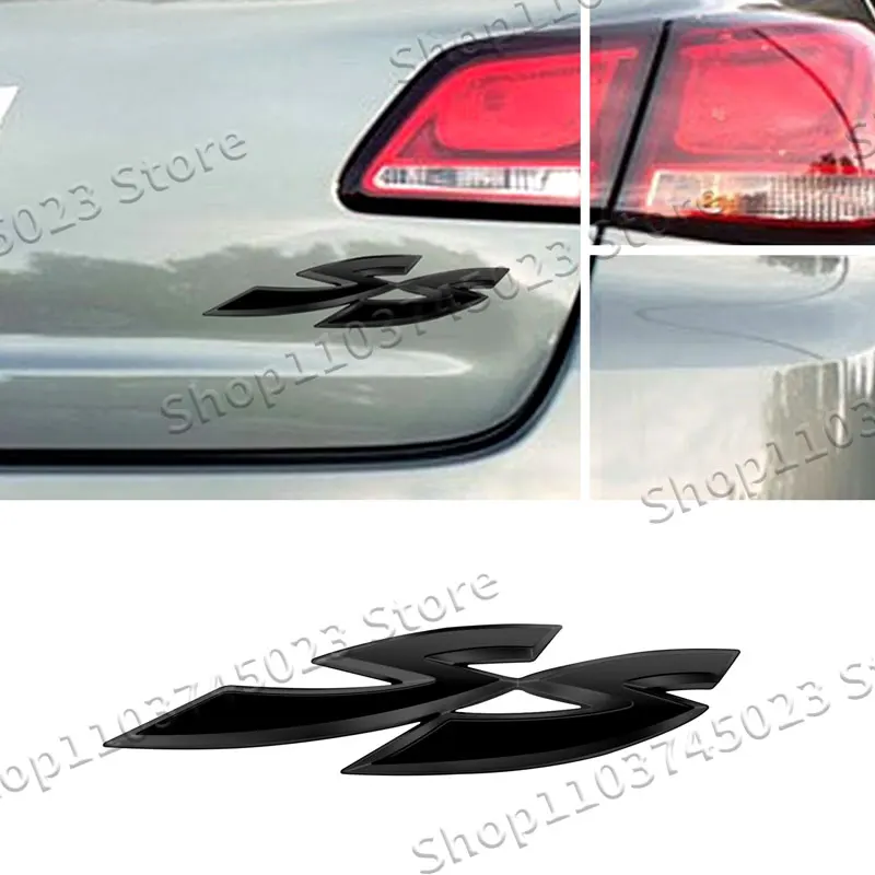 ملصق شارة شبكة غطاء المحرك الأمامي لشعار هولدن SS ، شعار معدن الكروم ، HGV ، VT ، VX ، VE ، Cruze ، Captiva ، Commodore ، ديكور الصندوق الخلفي ، سيارة #3