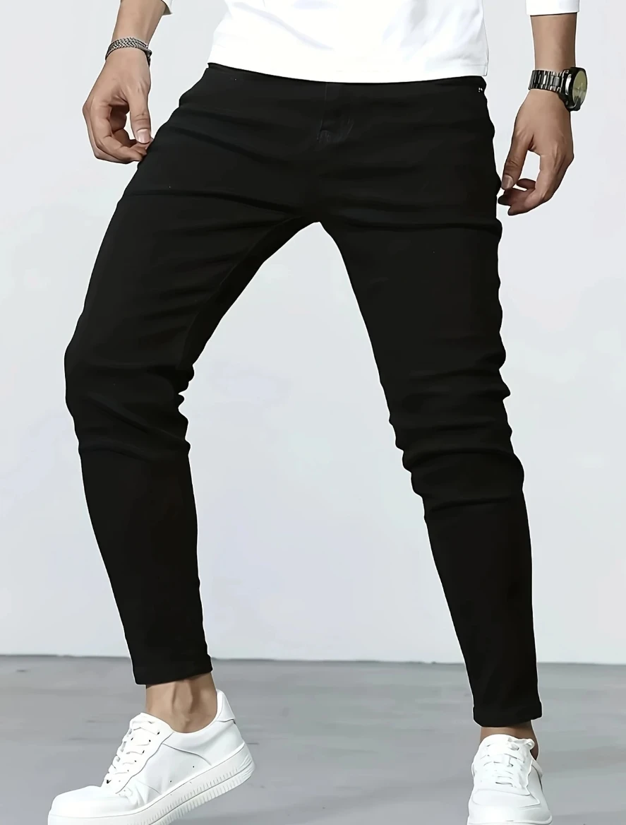 

Men's slim fit fashion retro jeans