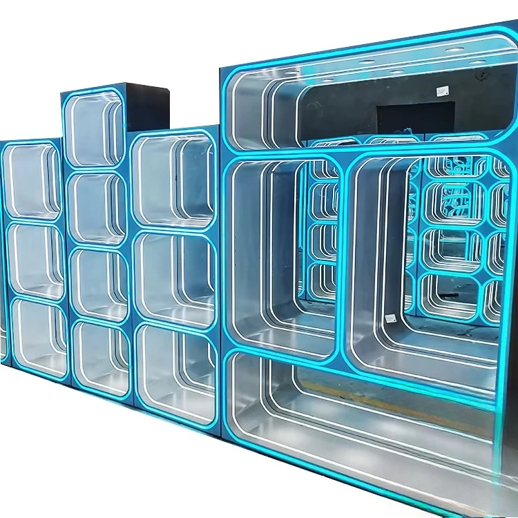 Hot Sale Fashion Doll Display Cabinet with Light Emitting Diode Bar Light Whole Shop Furniture Design