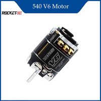 SURPASS HOBBY Rocket RC 540 V6 13.5T 17.5T 21.5T SPEC Sensored Brushless Motor Waterproof 3.175mm for 1/10 1/12 Car RC Tools