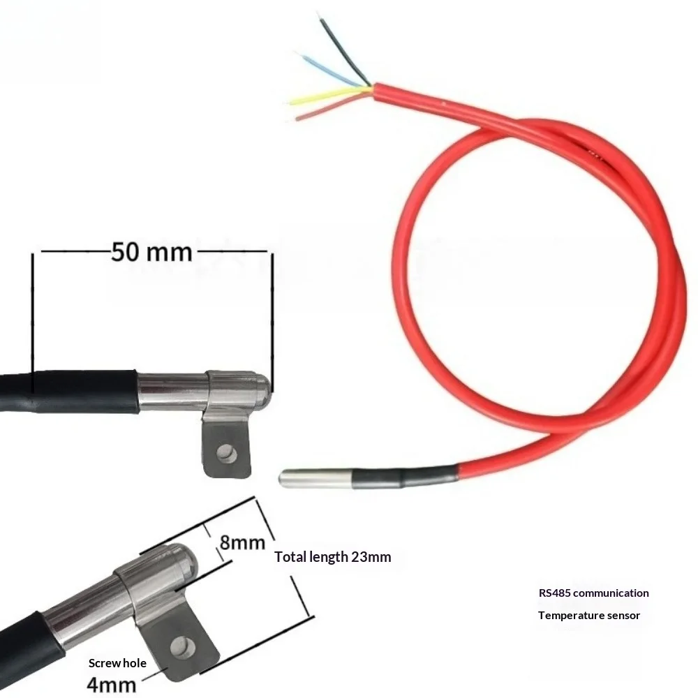 for Temperature Sensor RS485 Communication High Temp 125C Industrial Grade Modbus-RTU