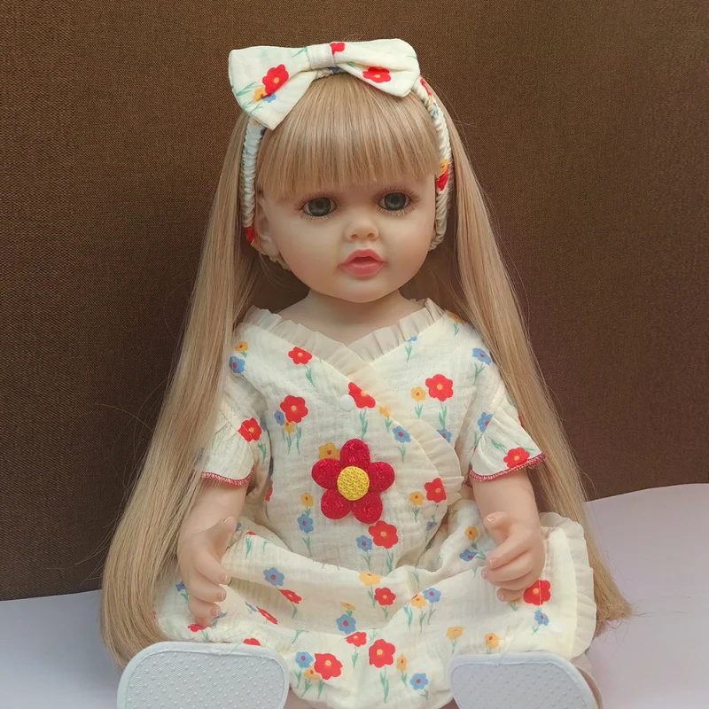 Vinyl55cmSimulación Muñeca Bebé Niña Juguete Muñeca Reborn
