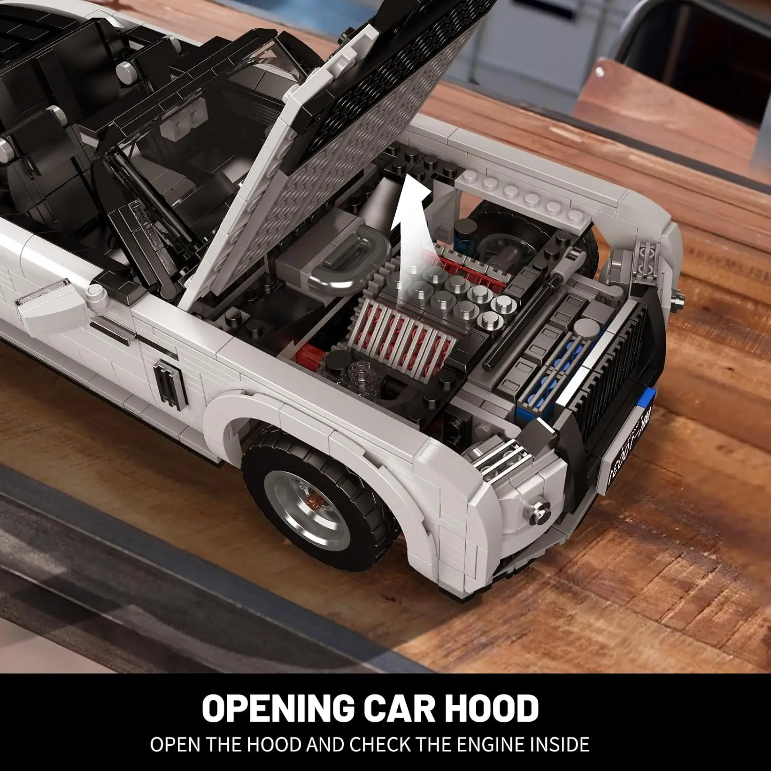 MOULD KING 10031 Creativie Technology Sports Car Cabrio Car Model Building Blocks Kit,Designer Firas Abu-Jaber