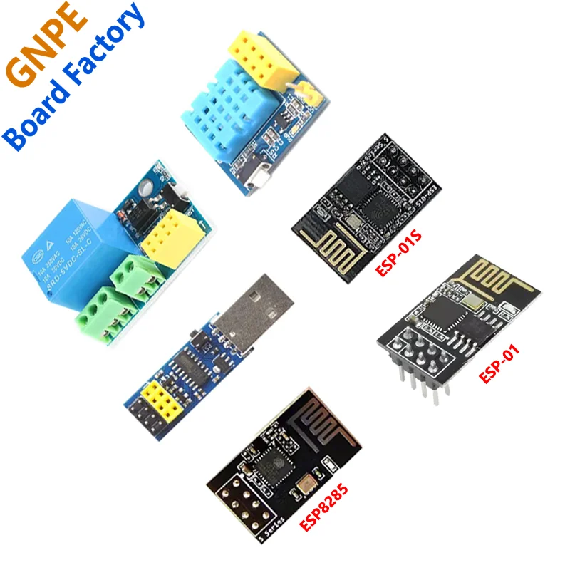 

ESP8266 UART TO WIFI ESP-01 ESP-01S Downloader Relay DTH11