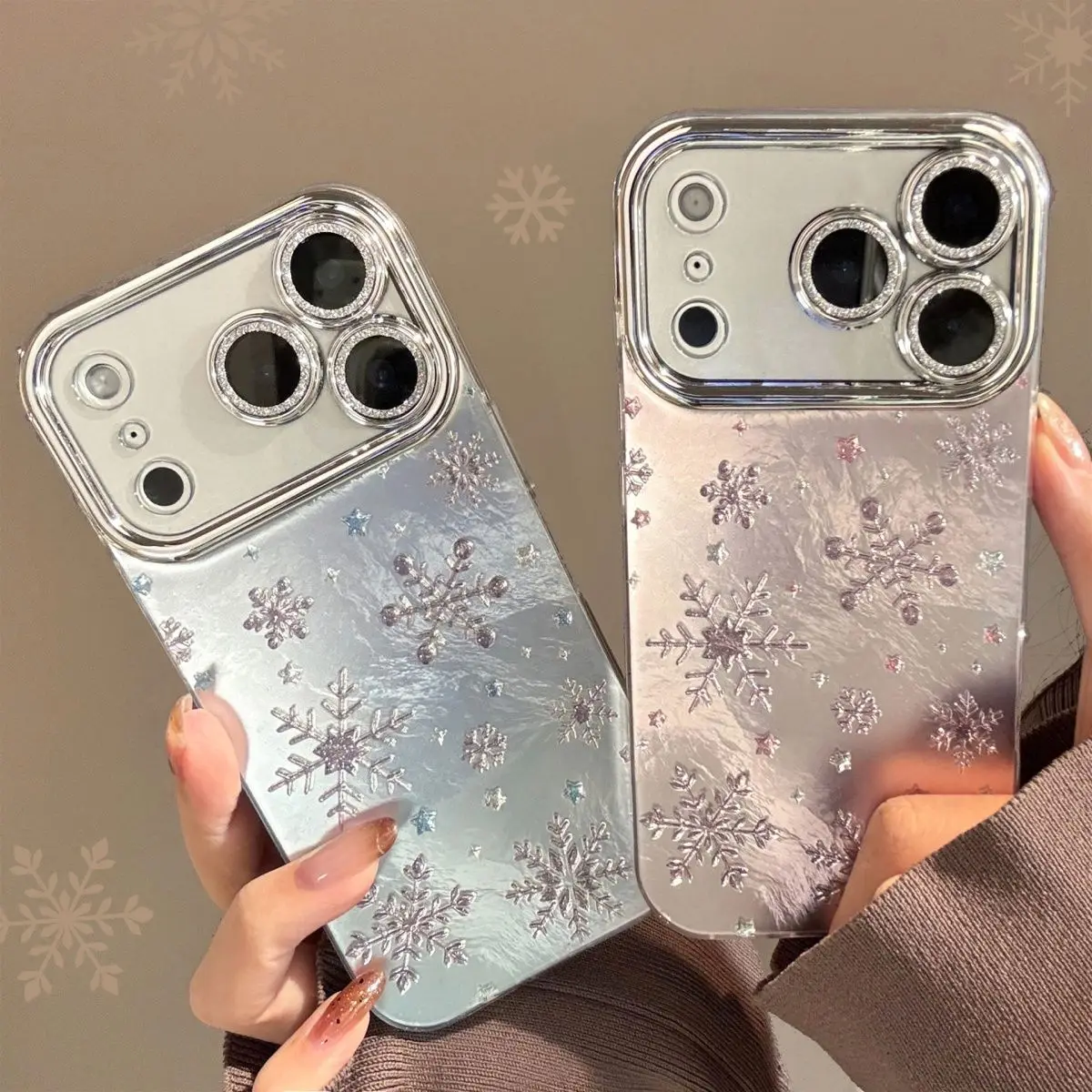 

Модный чехол для телефона INS Liusha Blue Star Snowflake для пары для iPhone 17, Pro Max 16, 15, 14, 13, новый противоударный чехол с защитой от падения