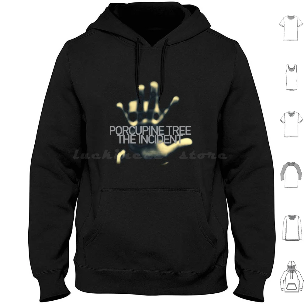 Porcupine Tree Hoodie Algodão Manga Longa Porcupine Tree Progressive Prog Porcupine Steven Band Music Tree Álbum Deadwing