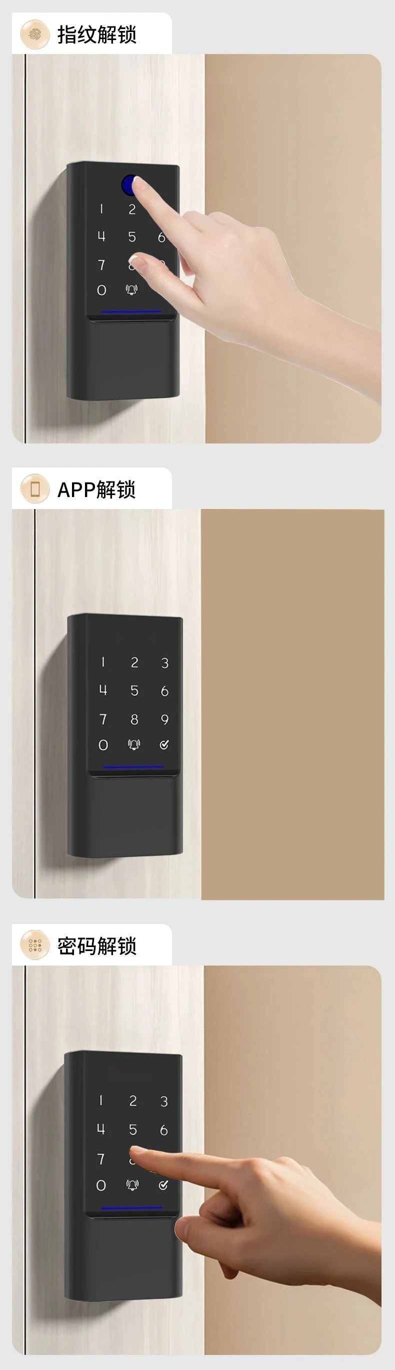 Fully automatic security door lock 3