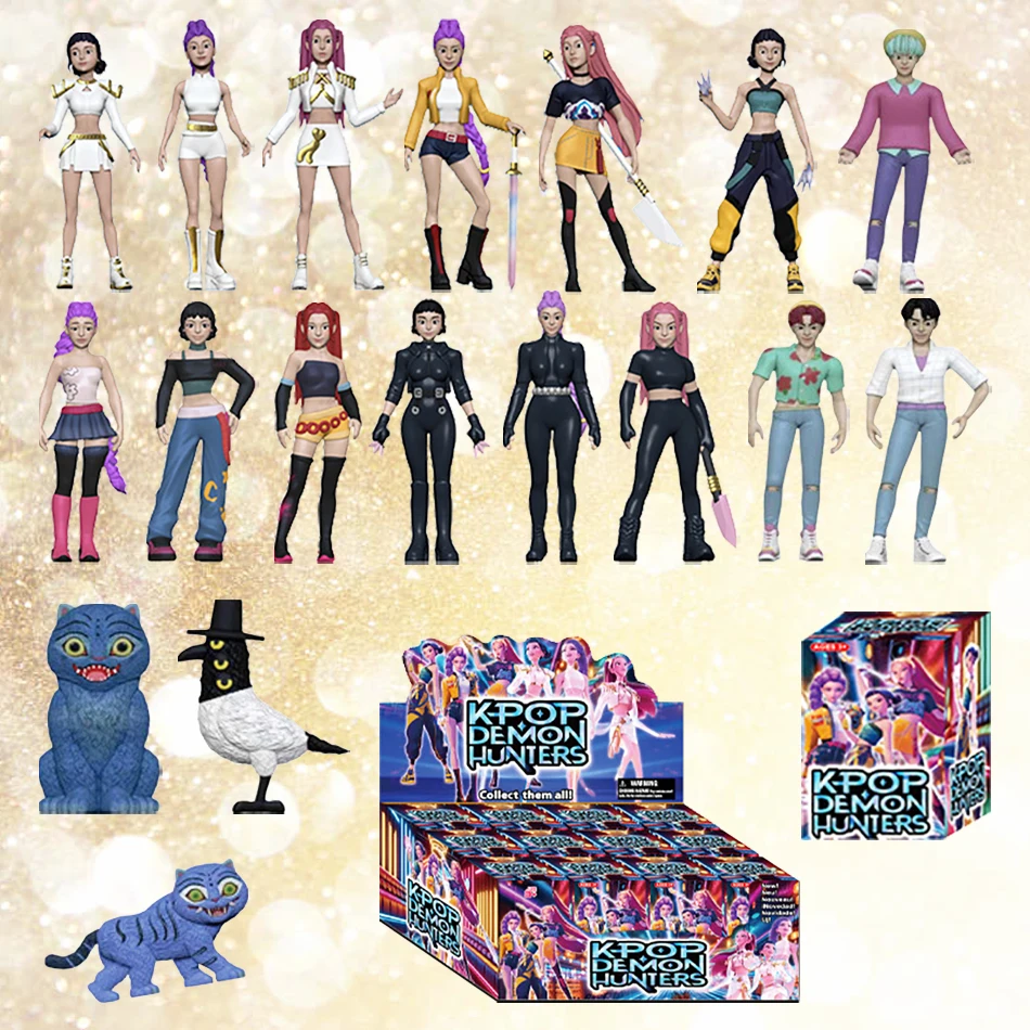 

Demon Hunters Figures Huntrix Figures Kpop Demon Hunters Figure Toy Derpys Tiger Rumi Italian Brainrot Figurine Ornament