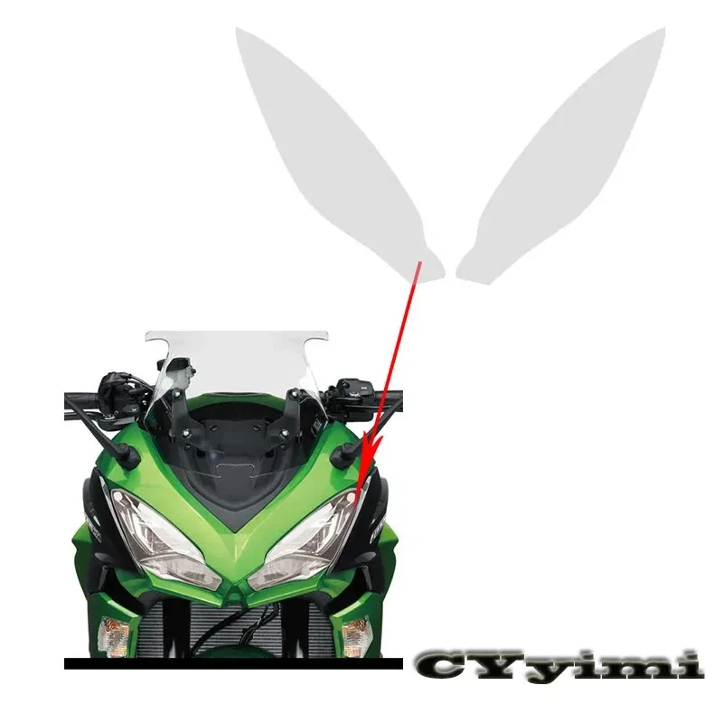 For NINJA 1000 Z1000SX 2017 2018 2019 Motorcycle Panel Scratch Protection Film Headlight Protector Accessories