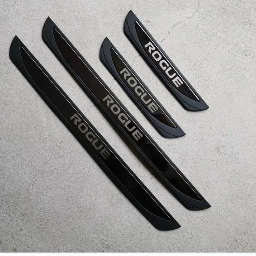 

For Nissan Rogue 2013-14-2017-2019-2020-21-2022 Door Sill Scuff Plate Cover Trim Threshold Pedal Styling Protect car assecories